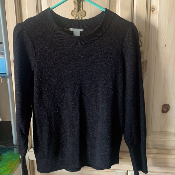 H&M Tops - H&m sweater M pleated shoulders &  sparkly material